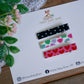 Valentine Acrylic Clips