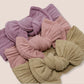 Warm Solid Tie-On Headbands