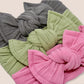 Vintage Solid Tie-On Headbands