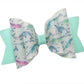 Narwhals Matte Jelly Medium Ellie Bow (Alligator Clip Only)