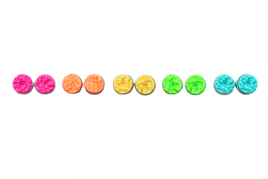 Neon Druzy Studs (10 mm)