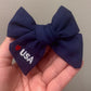 USA Linen Large Everly Bow (Glow in the Dark letters)
