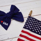 USA Linen Large Everly Bow (Glow in the Dark letters)