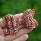 Rosé Cider Chunky Glitter Emmy Bow