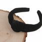 Black Velvet Top Knot Headband