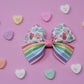 Conversation Heart Friends Wren Bow