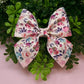 Autumn Amethyst Floral Medium Giana Bow
