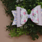 Lovely Lavender Floral Large Ellie Bow