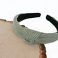 Pastels Rib Knit Top Knot Headbands
