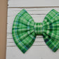 St. Paddy’s Plaid Capri Bow