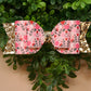 Elegant Valentine Floral Large Sophia Bow