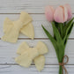 Pastel Yellow Rib Knit Large Everly Bow