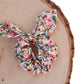 Mustard Floral Scrunchie
