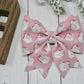 Vintage Santa Shimmer Suede Maizie Bow