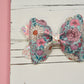 Blue Blushing Blooms Bailey Bow
