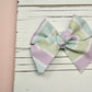Chunky Pastel Stripes Large Everly Bow