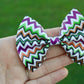 Halloween Chevron Baby Kate Bow