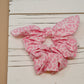 Pastel Pink Leopard Scrunchie