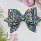Blue Skies Ahead Chunky Glitter Maddie Bow