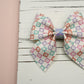 Floral Checkerboard Medium Giana Bow