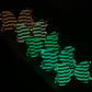 Glow in the Dark Halloween Stripes Emmy Bows