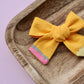 Yellow Pencil Large Everly Bow