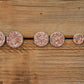 Rose Gold Glittered Glitter Studs