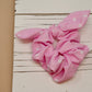 Pink Hearts Scrunchie