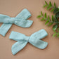 Sky Blue Muslin Gauze Posie Piggy Set
