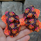 Not-So-Scary Jack-o’-Lanterns Bailey Bow (Glow in the Dark Glitter)