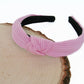 Pastels Rib Knit Top Knot Headbands