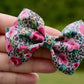 Leopard Floral Jayme Bow