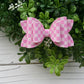 Pink Checkerboard Emmy Bow
