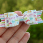 Colorful Cursive Skinny Sophia Bow (ALLIGATOR CLIP ONLY)