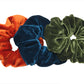 Jeweled Velvet Scrunchie Set