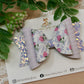 Lovely Lavender Floral Large Ellie Bow