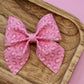 Pink Leopard Love Medium Giana Bow