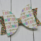 Donut Grow Up Medium Ellie Bow (Canvas)