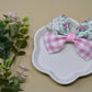Vintage Bunny Floral Wren Bow