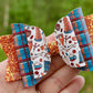 *SLIGHTLY FLAWED* Pumpkin Spice & Everything Nice Large Ellie Bow