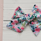Pink Blush Floral Large Everly Bow