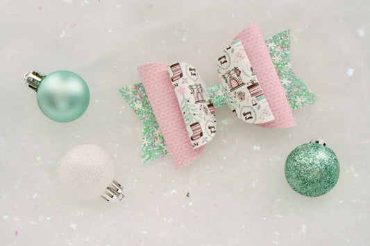 Pastel Christmas Large Ellie Bow