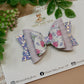 Lovely Lavender Floral Medium Ellie Bow