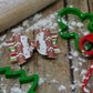 Jolly Gingerbread Men Medium Ellie Bow
