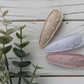 Spring Neutral Swiss Dot Snap Clips