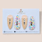 Ice Cream Acrylic Snap Clip Set (Set of 2 Clips)