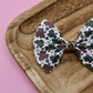 Leopard Shamrocks Baby Kate Bow