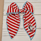 Whimsical Cat Stripes XL Remi Bow