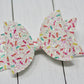Sweet Sprinkles Chunky Glitter Medium Ellie Bow (ALLIGATOR CLIP ONLY)